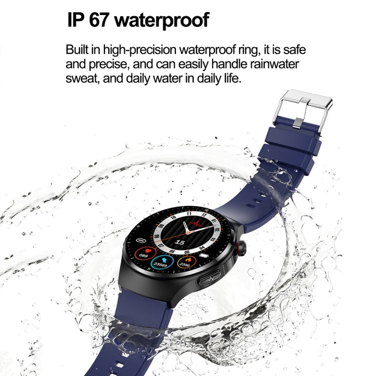 TK25 1.39-inch IP67 Waterproof Sports Health Monitoring Smart Bluetooth Calling Watch(Black Silicone) - Smart Watches by PMC TechLife | Online Shopping South Africa | PMC TechLife | Buy Now Pay Later Mobicred