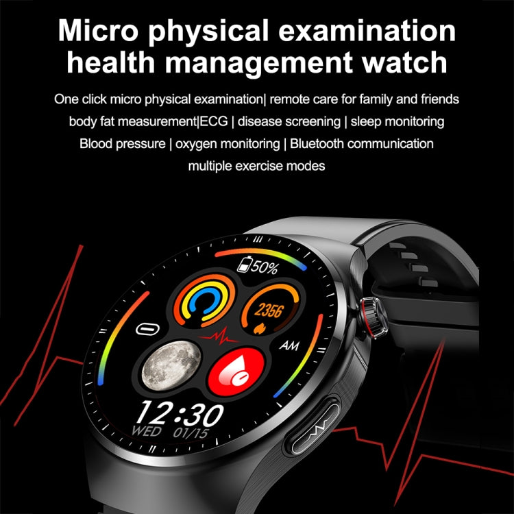 TK25 1.39-inch IP67 Waterproof Sports Health Monitoring Smart Bluetooth Calling Watch(Black Silicone) - Smart Watches by PMC TechLife | Online Shopping South Africa | PMC TechLife | Buy Now Pay Later Mobicred