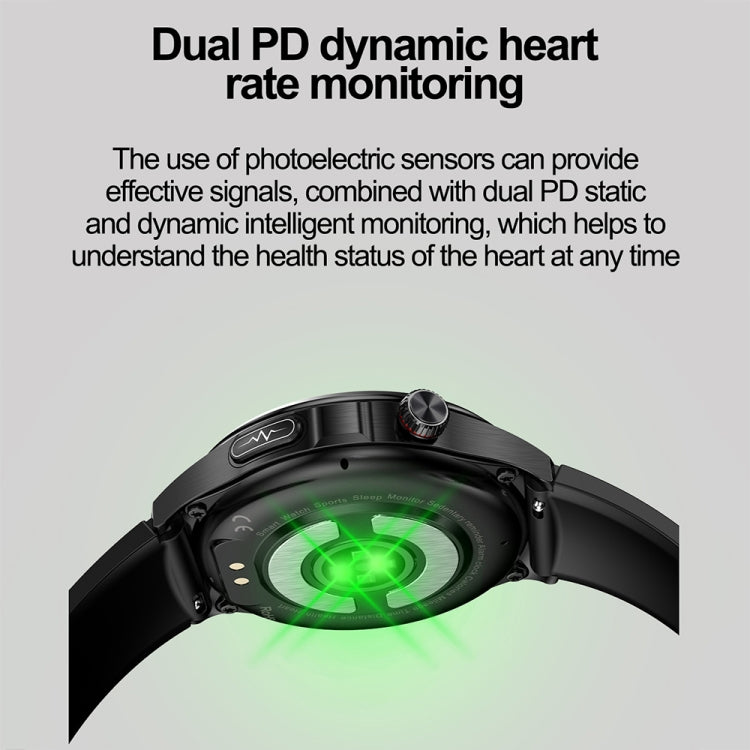 TK25 1.39-inch IP67 Waterproof Sports Health Monitoring Smart Bluetooth Calling Watch(Black Silicone) - Smart Watches by PMC TechLife | Online Shopping South Africa | PMC TechLife | Buy Now Pay Later Mobicred