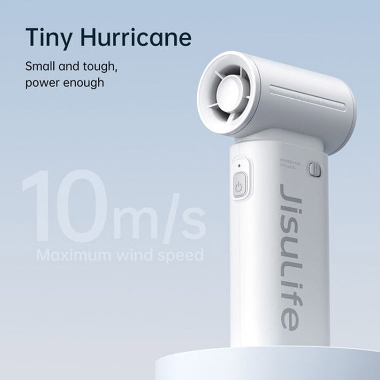 JisuLife Life9 High Speed Handheld Small Fan Mini Portable USB Rechargeable Desktop Cooling Electric Fan, Battery Capacity: 3600mAh(Gray) - free shipping - PMC Jewellery - Order now!
