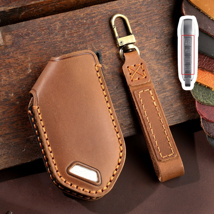 For Kia 2024 Hallmo Car Key Protective Cover, Color: 8 Keys Brown - Car Key Cases by Hallmo | Online Shopping South Africa | PMC TechLife | Buy Now Pay Later Mobicred