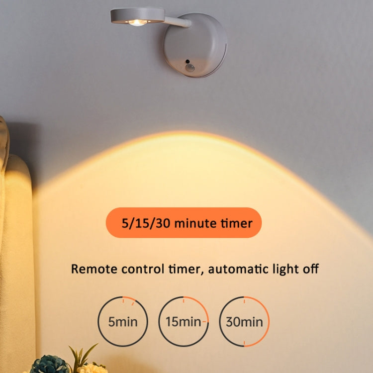 Rechargeable LED Motion Sensor Wireless Spotlight With Remote Control 2000mAH Black - free shipping - PMC TechLife - Order now!