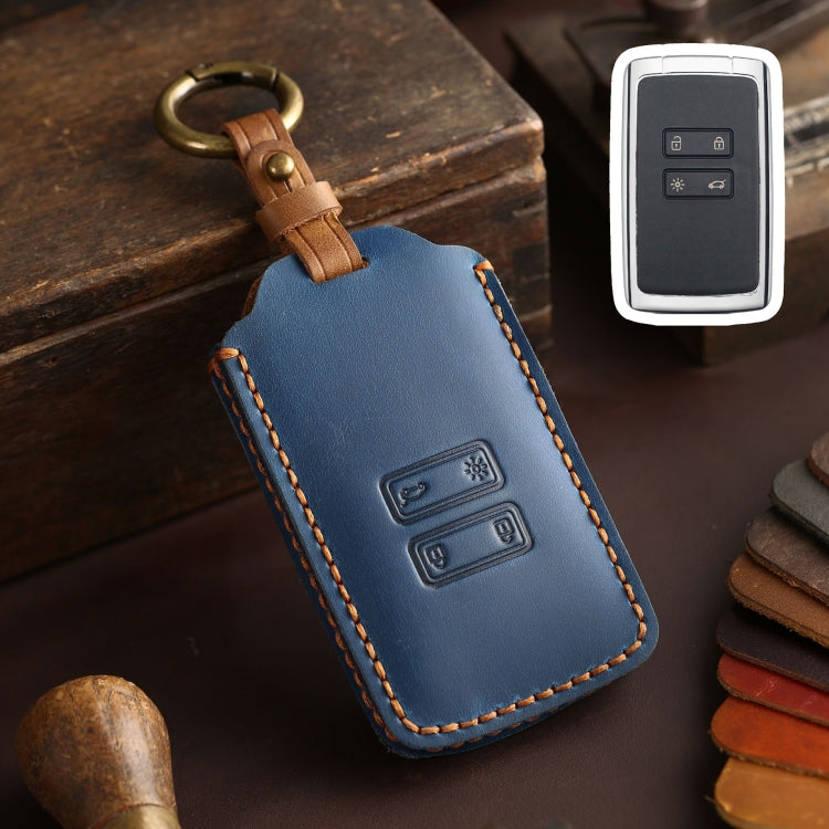 For Renault Koleos 2022 Hallmo Car Key Case(Blue) - Car Key Cases by Hallmo | Online Shopping South Africa | PMC TechLife | Buy Now Pay Later Mobicred