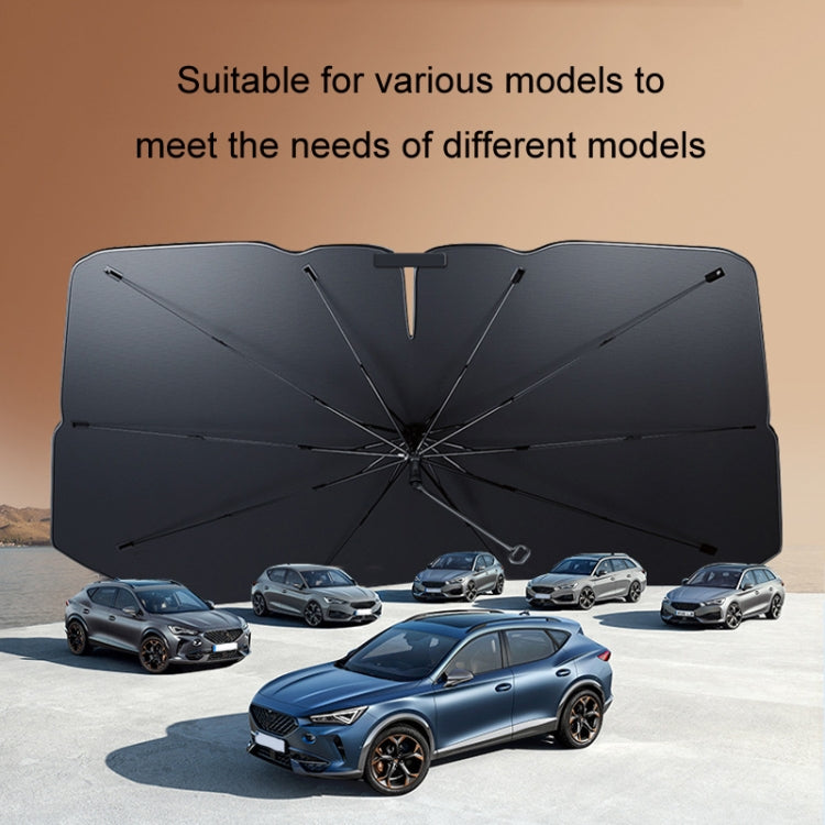 Car Windshield Titanium Sun Protection Heat Insulation Parasol(Large Gold 9957) - free shipping - PMC Jewellery - Order now!