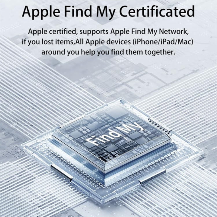 For Apple Series S10 Round Smart Global Anti-Lost Device IP67 Waterproof Locator(White) - Pet Tracker by PMC TechLife | Online Shopping South Africa | PMC TechLife | Buy Now Pay Later Mobicred