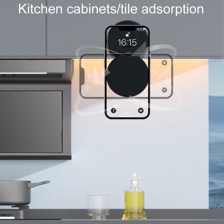 AIMITE X10Q Vacuum Adsorption Car Dashboard Center Console Navigation Mounting Bracket(Black) - free shipping - PMC Jewellery - Order now!