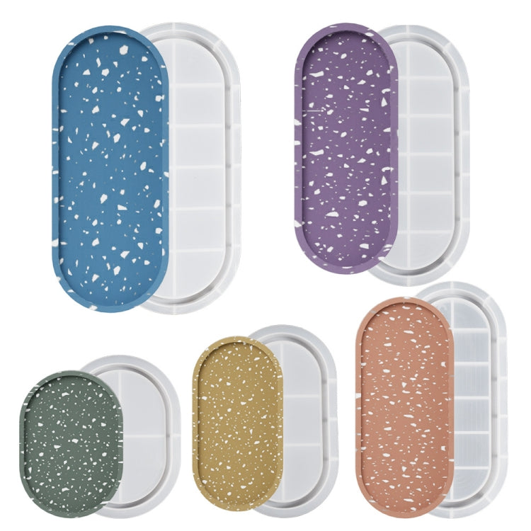 DIY Epoxy Oval Tray Dish Mold Silicone Mold for Flower Pot Base, Spec: 003 - free shipping - PMc TechLife - Order now!