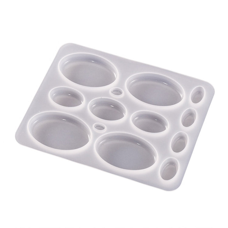 DIY Epoxy Resin Three-Dimensional Geometric Pendant Earring Silicone Mold, Spec: Oval - free shipping - PMc TechLife - Order now!