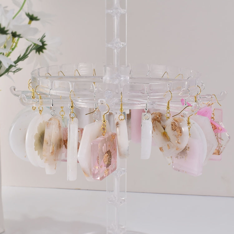 DIY Epoxy Resin Three-Dimensional Geometric Pendant Earring Silicone Mold, Spec: Square - free shipping - PMc TechLife - Order now!