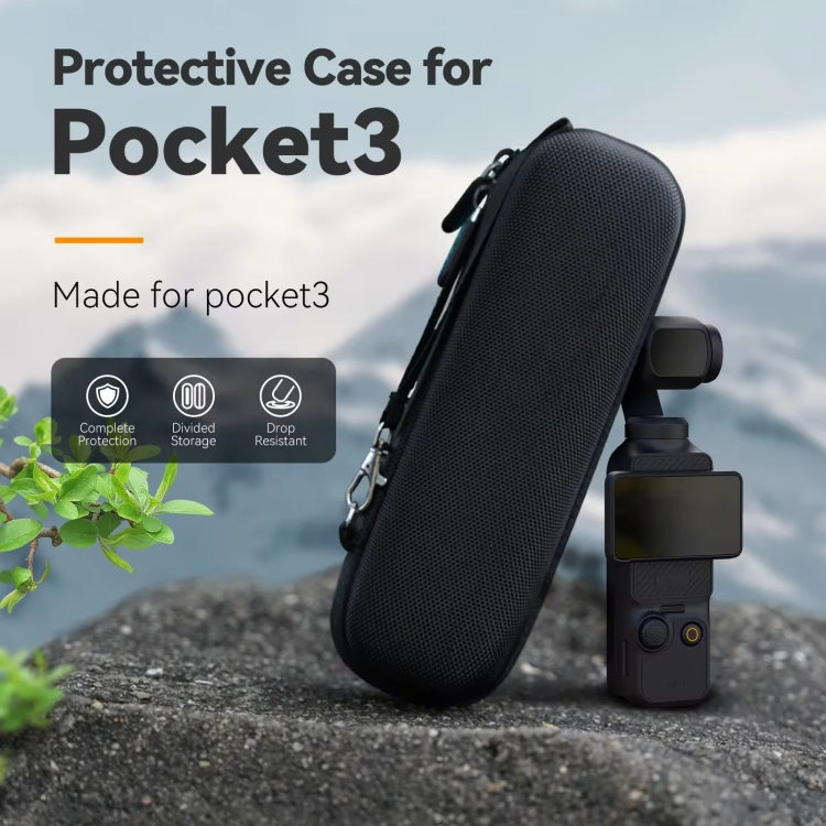 For DJI Osmo Pocket 3 Camera TELESIN Portable Carrying Bag Storage Case(Black) - free shipping - PMC TechLife - Order now!