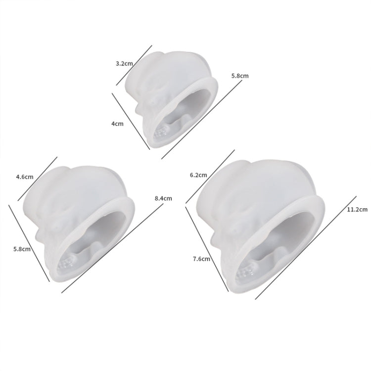 DIY Epoxy Candle Skull Keychain Pendant Silicone Mold Halloween Ornaments Mold, Spec: M - free shipping - PMc TechLife - Order now!