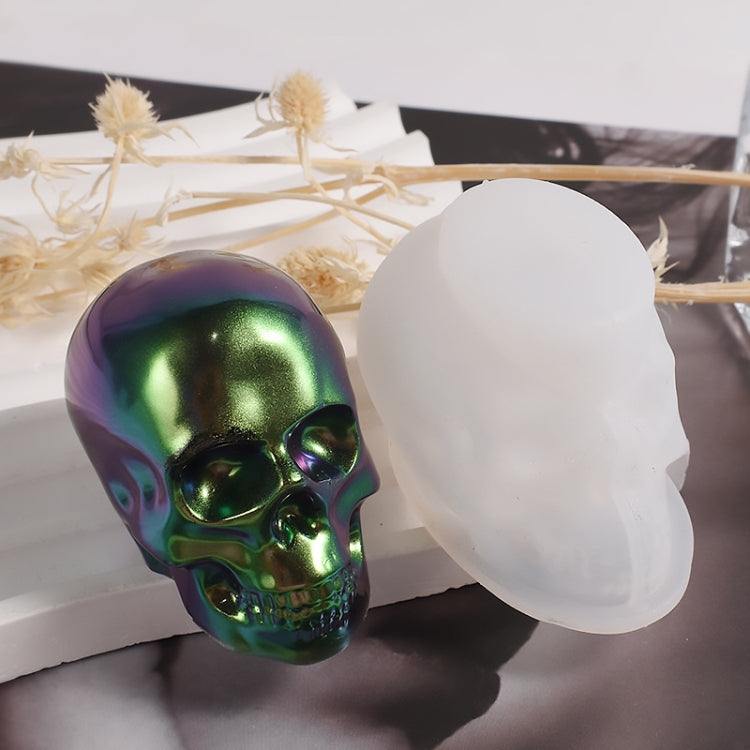 DIY Epoxy Candle Skull Keychain Pendant Silicone Mold Halloween Ornaments Mold, Spec: S - free shipping - PMc TechLife - Order now!
