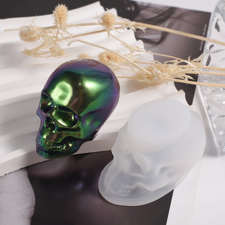 DIY Epoxy Candle Skull Keychain Pendant Silicone Mold Halloween Ornaments Mold, Spec: M - free shipping - PMc TechLife - Order now!