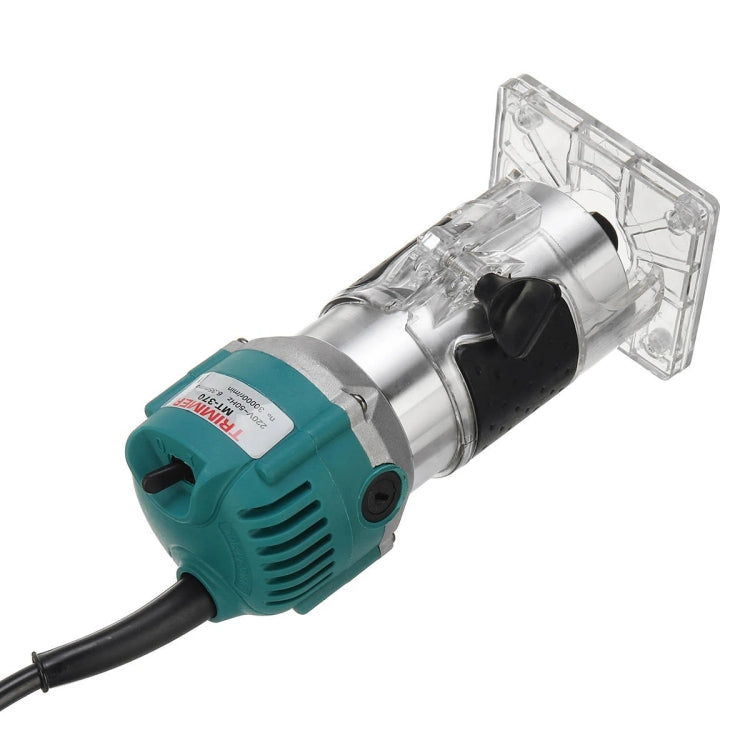 MOYI Aluminum Body Multifunctional Small Electric Woodworking Carving Slotting Trimming Machine, Specifications: 15 Milling Cutters EU Plug - free shipping - PMc TechLife - Order now!