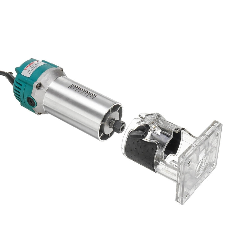 MOYI Aluminum Body Multifunctional Small Electric Woodworking Carving Slotting Trimming Machine, Specifications: 15 Milling Cutters US Plug - free shipping - PMc TechLife - Order now!