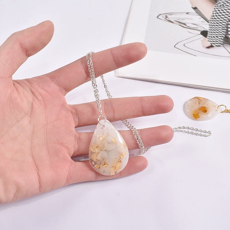 DIY Crystal Epoxy Cross Section Oval Pendant Earring Silicone Mold(Water Drops) - free shipping - PMc TechLife - Order now!