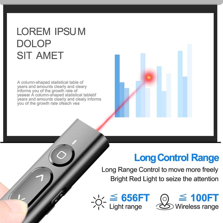 B2 2.4GHz Dual-Mode Conference PPT Wireless Page Turning Pen Multimedia Infrared Laser Pointer(White) -  by PMC Jewellery | Online Shopping South Africa | PMC Jewellery | Buy Now Pay Later Mobicred