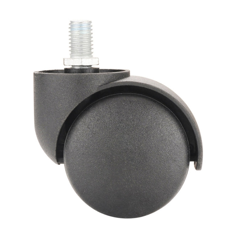 M10 Screw Quiet Swivel Chair Universal Wheels Office Chair Roller Casters(Black) - Furniture Accessories by PMc TechLife | Online Shopping South Africa | PMc TechLife | Buy Now Pay Later Mobicred