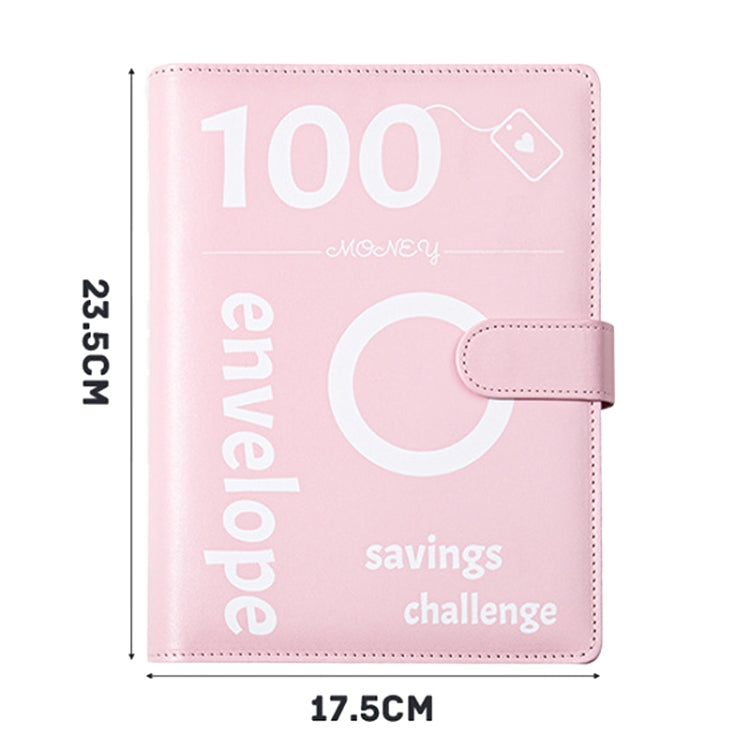A5 100 Day Savings Challenge Envelope Budget Planner Binder Notebook Handbook, Color: Words Blue - Notebooks by PMC TechLife | Online Shopping South Africa | PMC TechLife | Buy Now Pay Later Mobicred