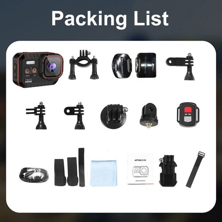 SC002 4K/60FPS IP68 Waterproof WiFi HD Mini Outdoor Sports Diving Camera, Color: Black+64G - free shipping - PMC TechLife - Order now!