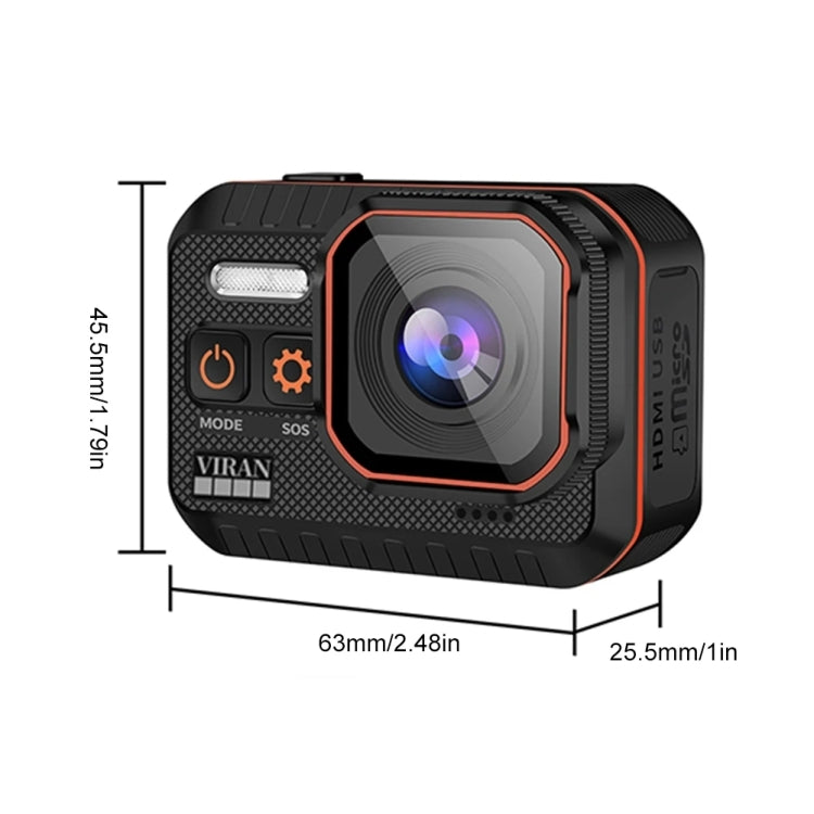 SC002 4K/60FPS IP68 Waterproof WiFi HD Mini Outdoor Sports Diving Camera, Color: Black+64G - free shipping - PMC TechLife - Order now!