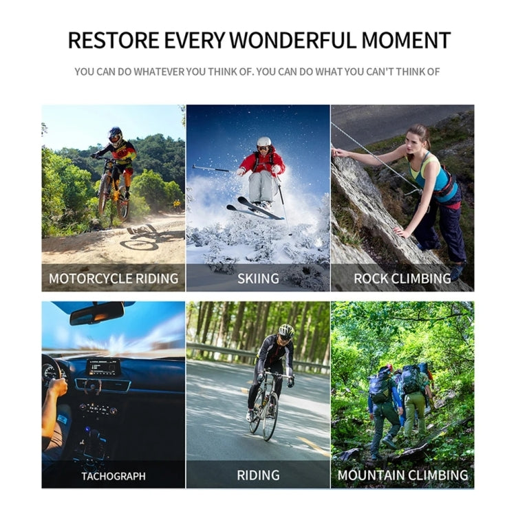 SC002 4K/60FPS IP68 Waterproof WiFi HD Mini Outdoor Sports Diving Camera, Color: Black+64G - free shipping - PMC TechLife - Order now!