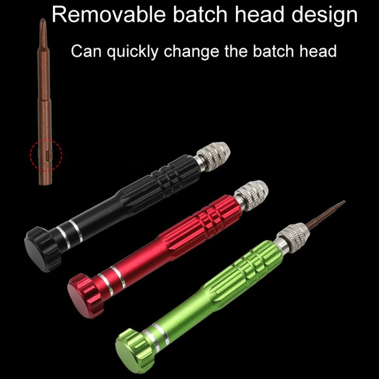 5 In 1 Aluminum Alloy Screwdriver Cell Phone Disassembly And Repair Tools(Red) - Screwdriver Set by PMC Jewellery | Online Shopping South Africa | PMC Jewellery | Buy Now Pay Later Mobicred