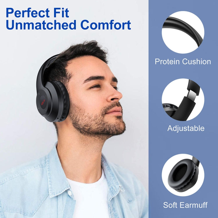 X5 Portable Digital Display Folding Headset FM Radio Headphones, Color: Charging White - Radio Player by PMC TechLife | Online Shopping South Africa | PMC TechLife | Buy Now Pay Later Mobicred