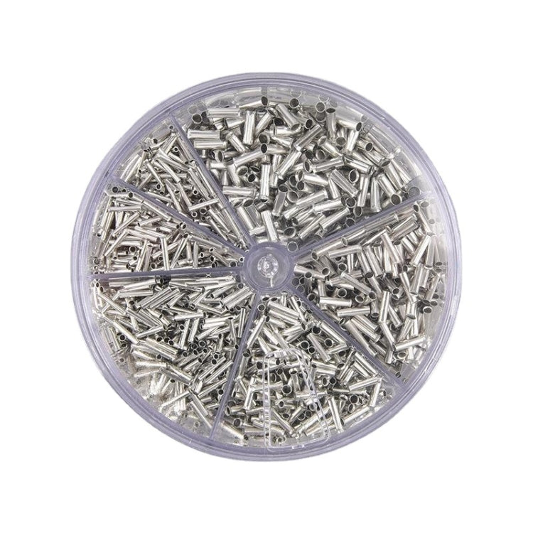 1900pcs /Set Electrical Wiring Tube Type Cold Pressed European Style Pin Set - Booster Cable & Clip by PMC Jewellery | Online Shopping South Africa | PMC Jewellery | Buy Now Pay Later Mobicred