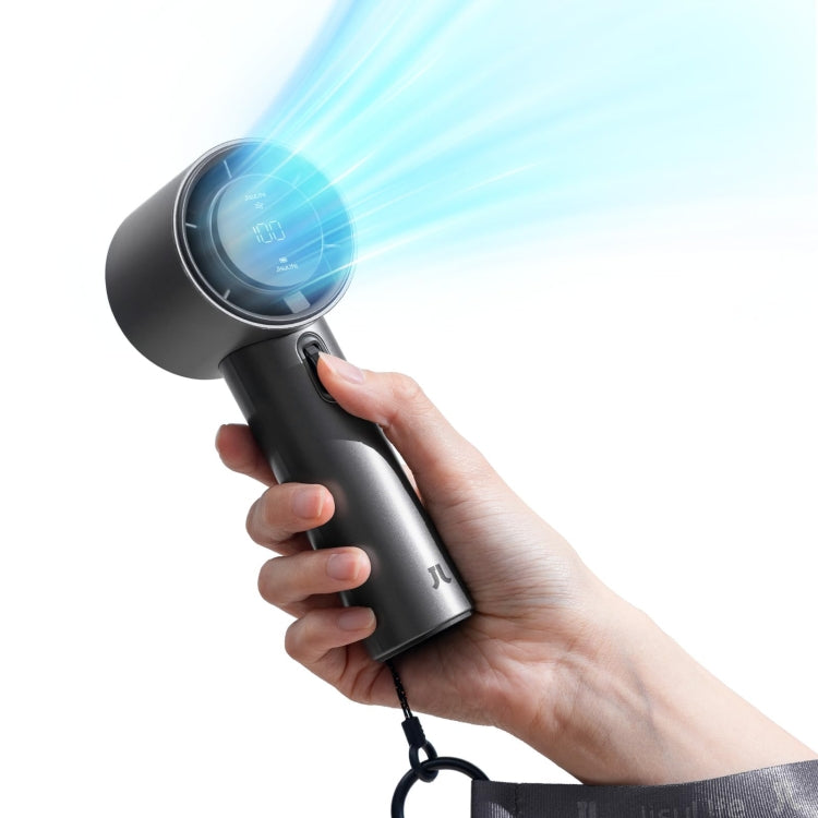 JisuLife FA53 Pro 1 High-speed Powerful Cooling Handheld Small Fan Mini Portable USB Rechargeable Desktop Fan(Dark Gray) - free shipping - PMC TechLife - Order now!