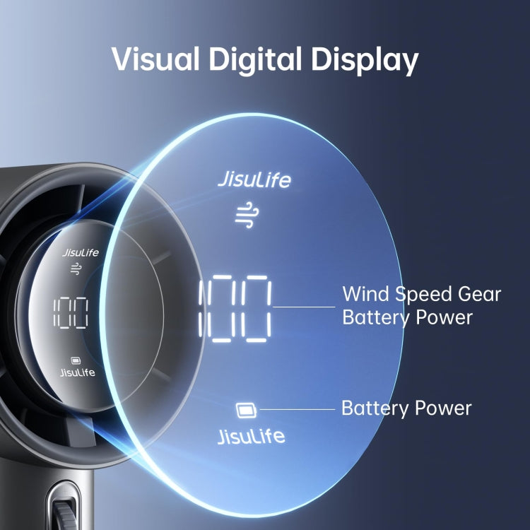 JisuLife FA53 Pro 1 High-speed Powerful Cooling Handheld Small Fan Mini Portable USB Rechargeable Desktop Fan(Light Brown) - free shipping - PMC TechLife - Order now!
