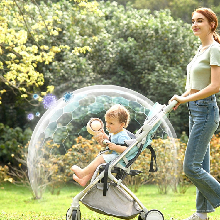 JisuLife Stroller Fan Life2S High Speed Energy Saving Stroller Mini Fan Octopus Bladeless Swingable Head Air Purifying Fan(Mint Green) - free shipping - PMC TechLife - Order now!