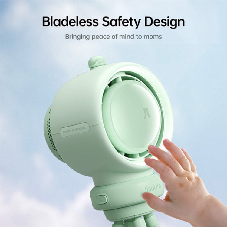 JisuLife Stroller Fan Life2S High Speed Energy Saving Stroller Mini Fan Octopus Bladeless Swingable Head Air Purifying Fan(Brown) - free shipping - PMC TechLife - Order now!