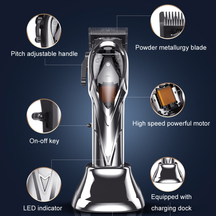 Rechargeable Magnetic Suspension High-speed Electric Hair Clipper(Red) - free shipping - PMC TechLife - Order now!