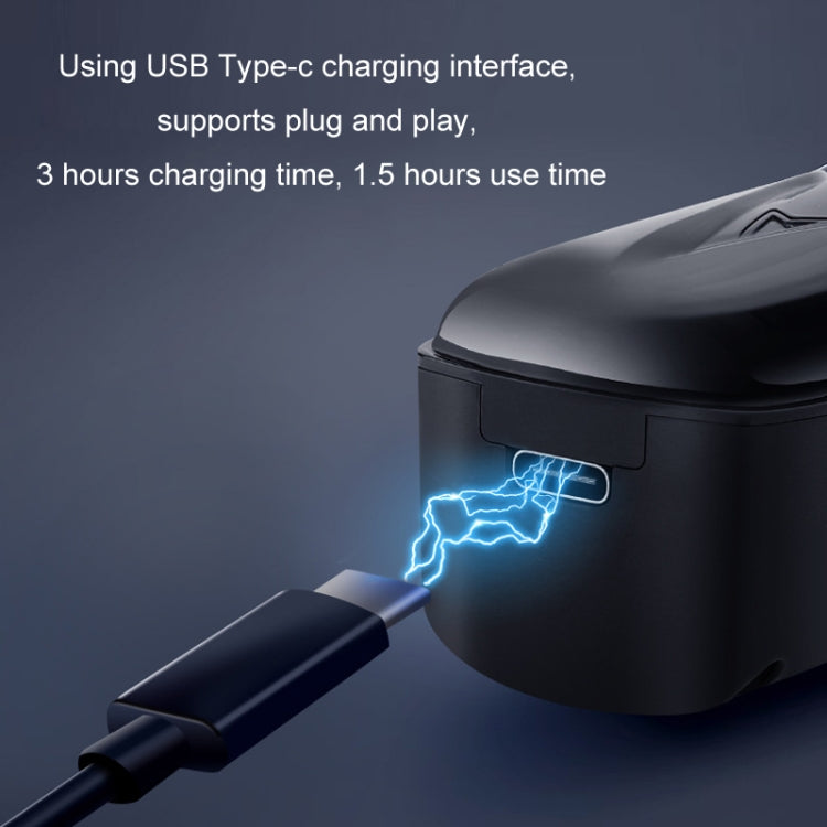 Rechargeable Magnetic Suspension High-speed Electric Hair Clipper(Black) - free shipping - PMC TechLife - Order now!