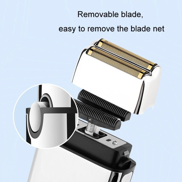 3pcs /Set Men Home Hair Salon High-power Hair Clipper(Silver) - free shipping - PMC TechLife - Order now!