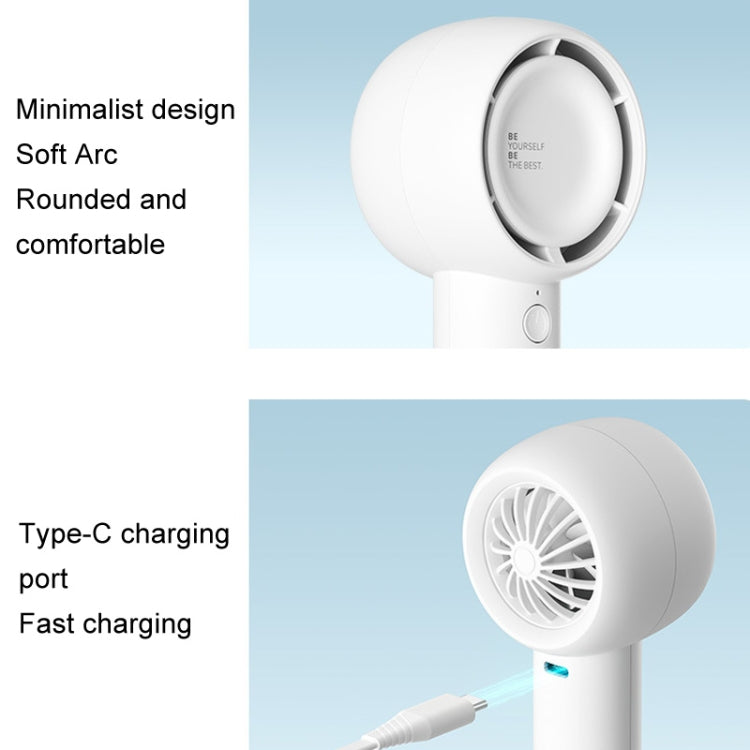 JisuLife FA42 Handheld Portable Small Rechargeable Turbo Fan, Color: Mint Green 4500mAh - Electric Fans by JisuLife | Online Shopping South Africa | PMC TechLife | Buy Now Pay Later Mobicred