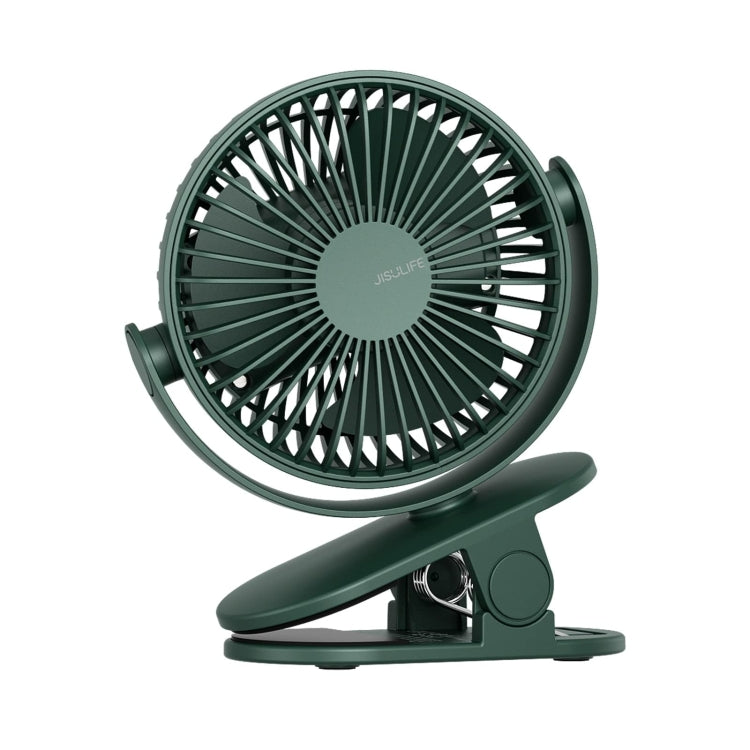 JisuLife FA29A Clip Desktop Mini Fan Portable USB Rechargeable Fan(Dark Green) - Electric Fans by JisuLife | Online Shopping South Africa | PMC TechLife | Buy Now Pay Later Mobicred
