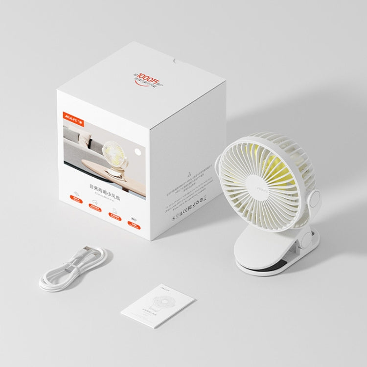 JisuLife FA29A Clip Desktop Mini Fan Portable USB Rechargeable Fan(Dark Green) - Electric Fans by JisuLife | Online Shopping South Africa | PMC TechLife | Buy Now Pay Later Mobicred