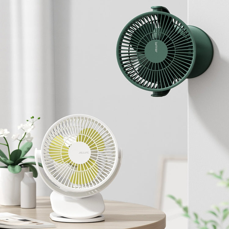 JisuLife FA29A Clip Desktop Mini Fan Portable USB Rechargeable Fan(Dark Green) - Electric Fans by JisuLife | Online Shopping South Africa | PMC TechLife | Buy Now Pay Later Mobicred