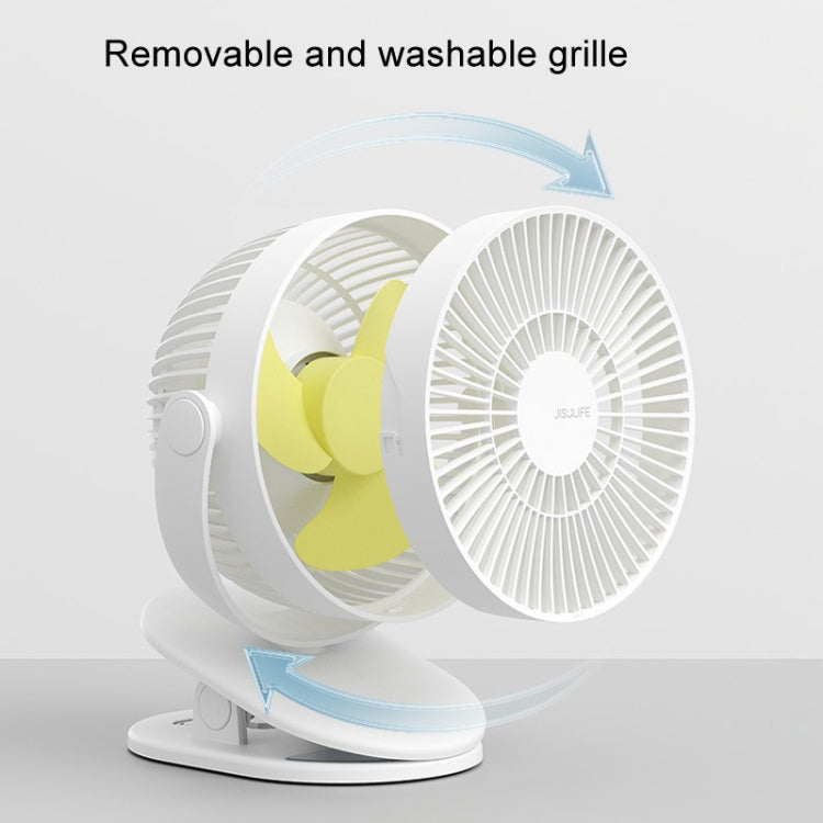 JisuLife FA29A Clip Desktop Mini Fan Portable USB Rechargeable Fan(Dark Green) - Electric Fans by JisuLife | Online Shopping South Africa | PMC TechLife | Buy Now Pay Later Mobicred
