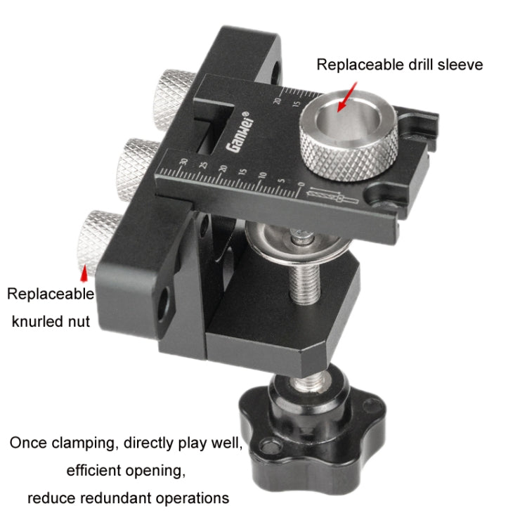 Ganwei 3 in 1 Mini Woodworking Positioning Punch Embedded Parts, Model: MG0-001-0048-B - free shipping - PMC TechLife - Order now!