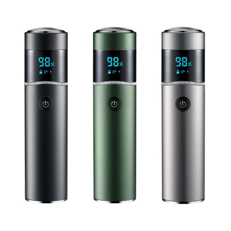 S-1090 IPX7 Waterproof 8D Portable LED Digital Display Round Electric Shaver(Black) - Shavers & Accessories by PMC TechLife | Online Shopping South Africa | PMC TechLife | Buy Now Pay Later Mobicred