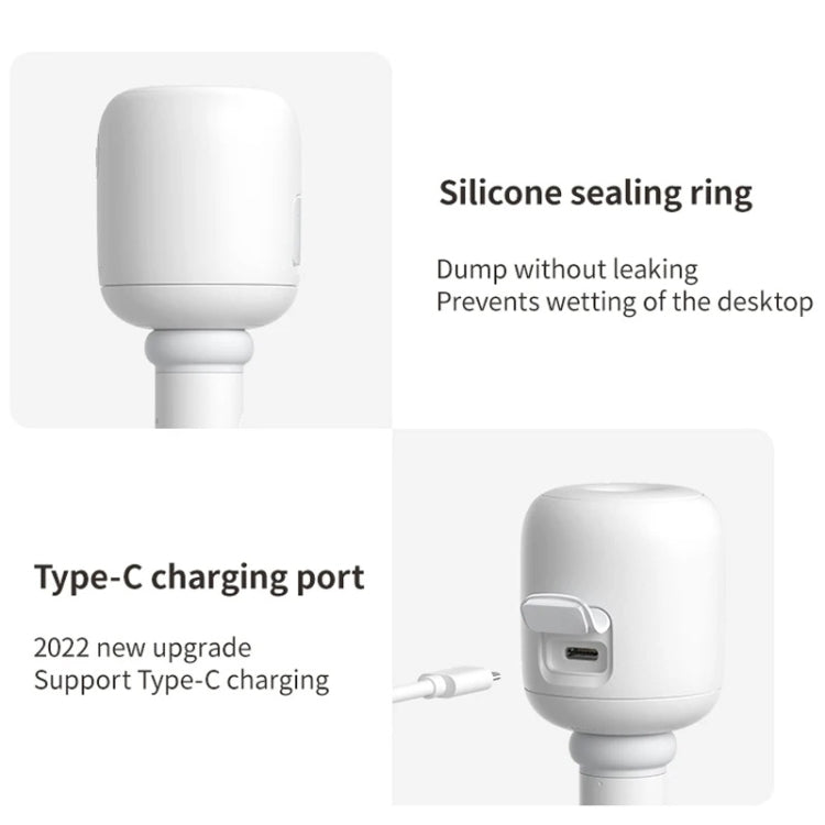 JisuLife JB07 Wireless High Mist Portable Humidifier, No Water Tank, Color: White 1100mAh - free shipping - PMC TechLife - Order now!