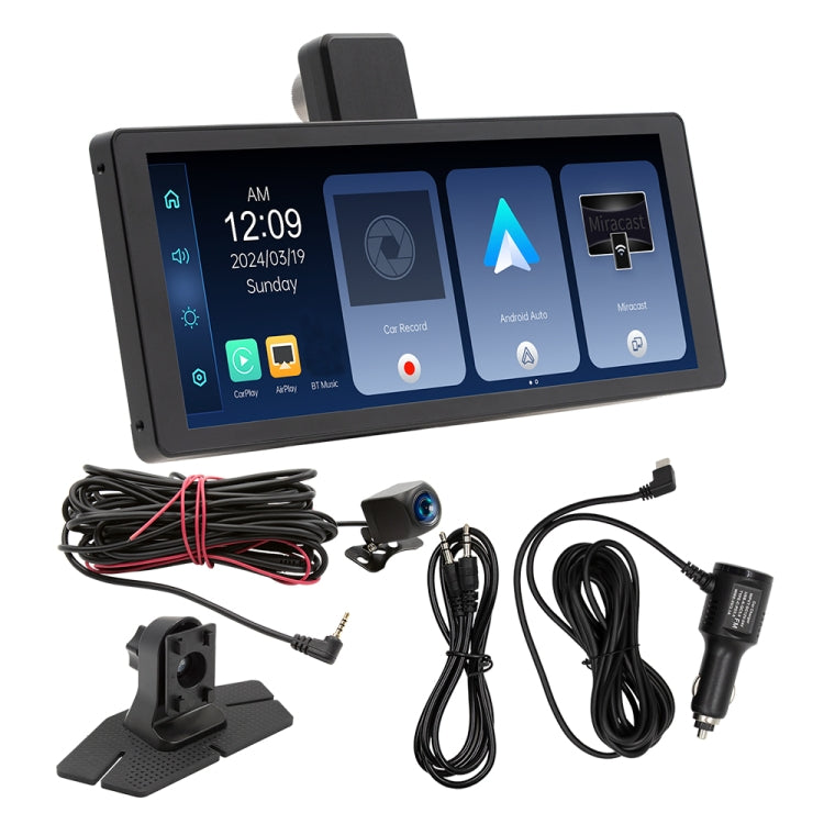 Car Bluetooth Portable DVR Monitor Support Carplay/Android Auto, Specifications: Display+ Camera - Car MP3 & MP4 & MP5 by PMC Jewellery | Online Shopping South Africa | PMC Jewellery | Buy Now Pay Later Mobicred