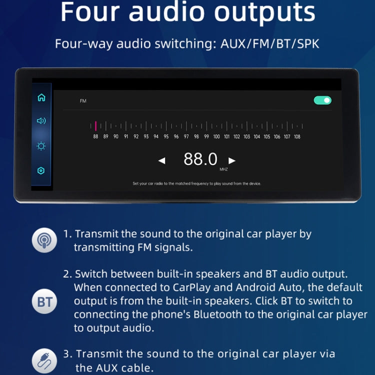 Car Bluetooth Portable DVR Monitor Support Carplay/Android Auto, Specifications: Display - Car MP3 & MP4 & MP5 by PMC Jewellery | Online Shopping South Africa | PMC Jewellery | Buy Now Pay Later Mobicred