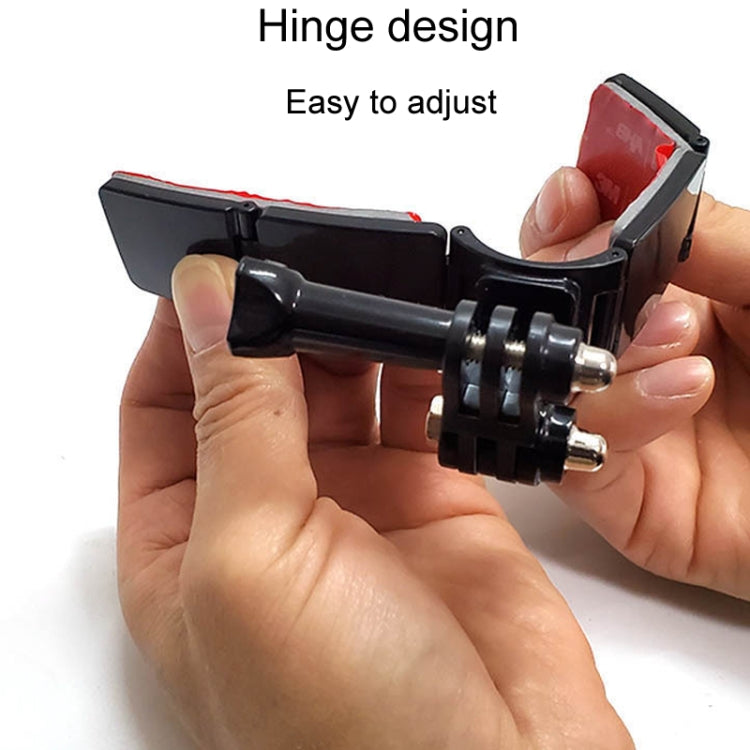 TUYU Motorcycle Integrated Hinged Helmet Chin Sports Camera Mounting Bracket, Style: With 4 Stickers - free shipping - PMC TechLife - Order now!