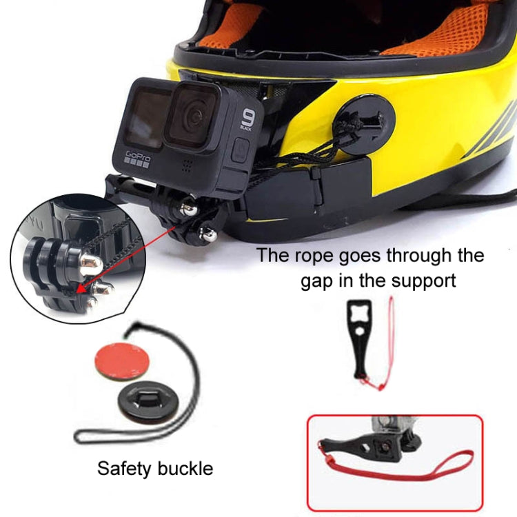 TUYU Motorcycle Integrated Hinged Helmet Chin Sports Camera Mounting Bracket, Style: With 4 Stickers - free shipping - PMC TechLife - Order now!