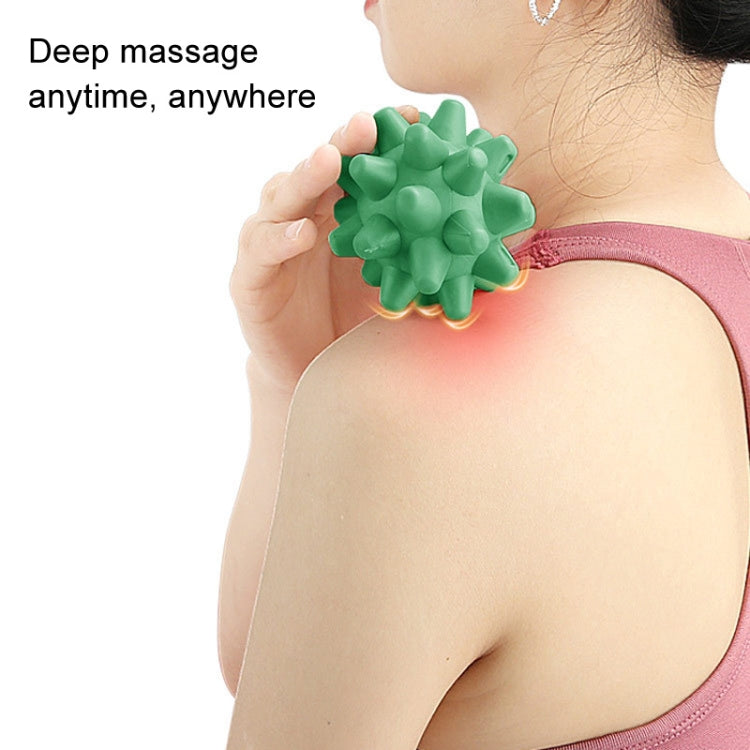 Hedgehog Massage Ball Plantar Relaxation Roller Ball TRP Yoga Fitness Handheld Fascia Ball(Green) - free shipping - PMC TechLife - Order now!