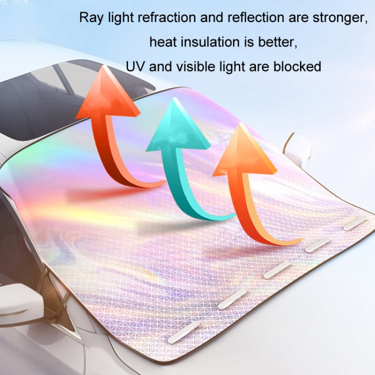 Car Laser Front Windshield Sun Protection Heat Insulation Sunshade, Size: Small - Window Foils & Solar Protection by PMC Jewellery | Online Shopping South Africa | PMC Jewellery | Buy Now Pay Later Mobicred